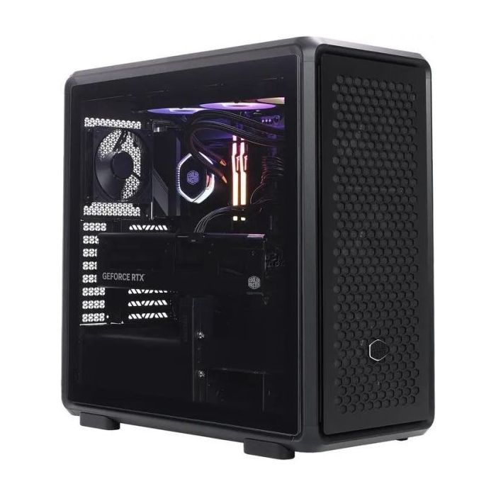 Cooler Master Masterframe 600 Caja Semitorre ATX/MicroATX/Mini-ITX - Ventana Lateral - 8 Ranuras de Expansion - Paneles Intercambiables - Audio - 2xUSB-A - 1xUSB-C - 544x531x261mm - Color Negro