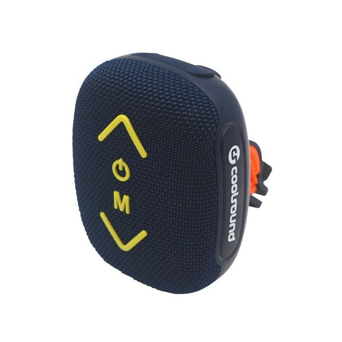 Coolsound Riderbeat Altavoz Bluetooth True Wireless 7W - Autonomia hasta 3h - USB, MicroSD y Aux - Funcion Manos Libres - Radio FM - Soporte Para Manillar - Color Azul