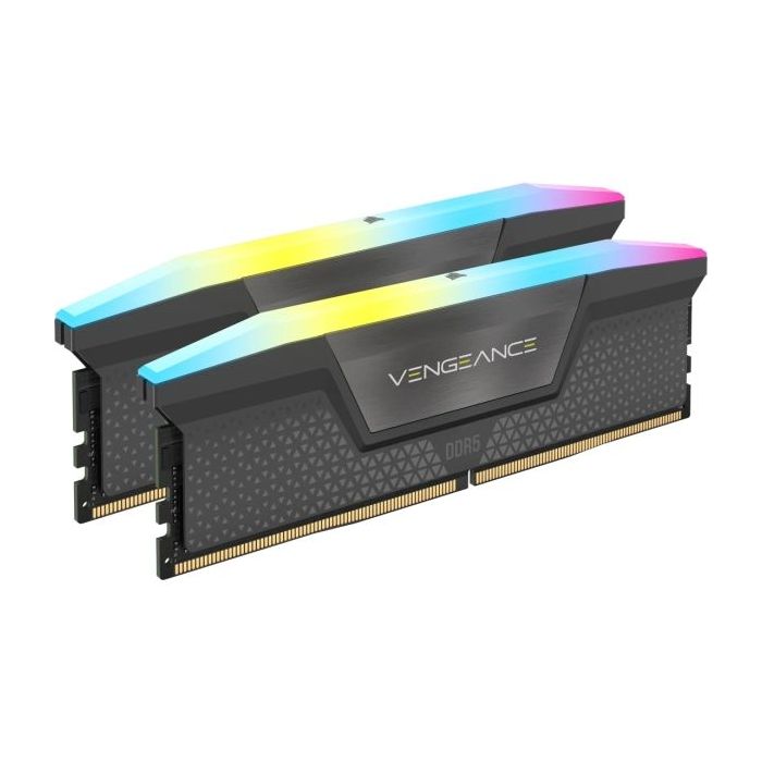 Corsair Vengeance Memoria DDR5 32GB 2x16GB PC6000 RGB - Color Negro