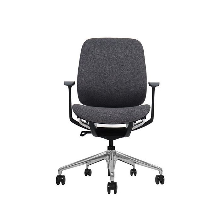 Cromad Zenith Collection Silla de Oficina - Piston de Gas de Grado 4 - Respaldo Ergonomico - Reposabrazos Ajustables - Color Negro