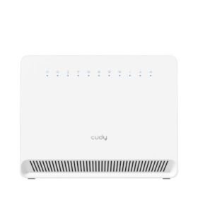 Cudy Router Gigabit WiFi 4G LTE Cat 6 AC1200 - Velocidad hasta 1000Mbps - 4 Puertos - Antenas Internas - 1 Ranura Nano SIM - Cat 6 - Color Blanco
