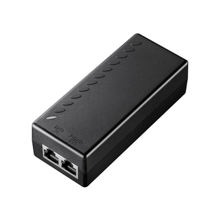 Cudy Inyector Gigabit PoE+/PoE - Potencia hasta 30W - 2 Puertos - Datos y Alimentacion por El Mismo Cable hasta 100m - Carcasa de Pla stico - Color Negro