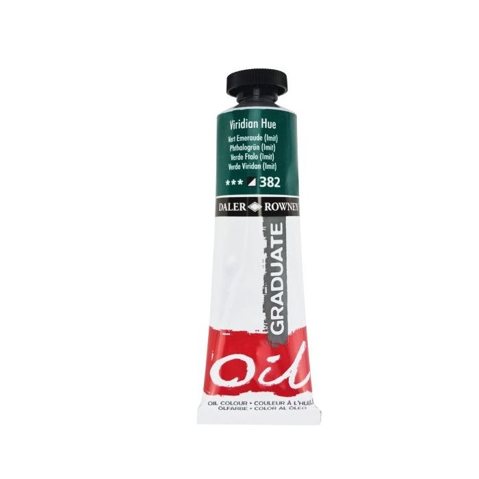 Daler Rowney Graduate Pintura al Oleo - Tubo de Aluminio - 38ml - Color Viridiano