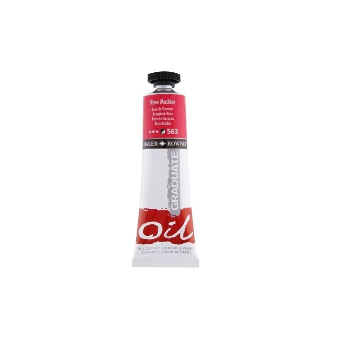 Daler Rowney Graduate Pintura al Oleo - Tubo de Aluminio - 38ml - Color Rosa Madder