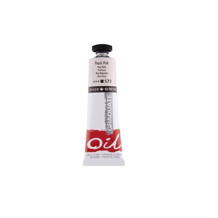 Daler Rowney Graduate Pintura al Oleo - Tubo de Aluminio - 38ml - Color Rosa Melocoton