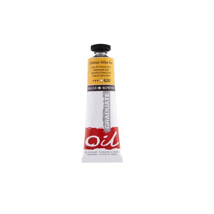 Daler Rowney Graduate Pintura al Oleo - Tubo de Aluminio - 38ml - Color Amarillo de Cadmio