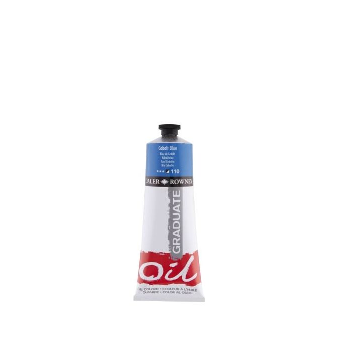 Daler Rowney Graduate Pintura al Oleo - Tubo de Aluminio - 220ml - Color Azul Cobalto