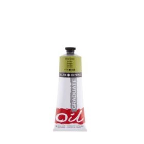 Daler Rowney Graduate Pintura al Oleo - Tubo de Aluminio - 220ml - Color Verde Oliva