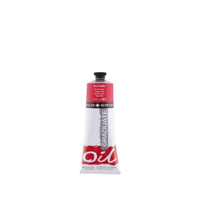 Daler Rowney Graduate Pintura al Oleo - Tubo de Aluminio - 220ml - Color Rosa Madder