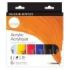 Daler Rowney Simply Pack de 6 Pinturas Acrilicas - Tubos de Plastico - 75ml - Colores Surtidos