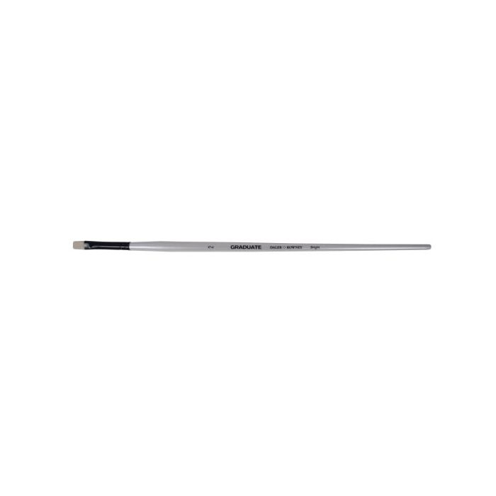 Daler Rowney Graduate Pincel para Oleo - Pelo de Cerda Natural - Mango Largo - Bright - N° 2