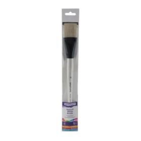 Daler Rowney Graduate Pincel para Oleo - Pelo de Cerda Natural - Mango Largo - Bright - N°18
