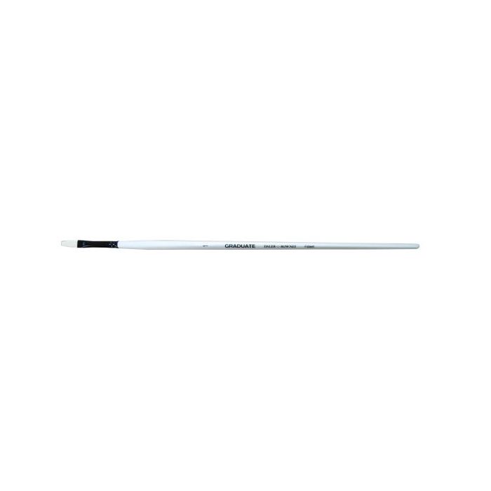 Daler Rowney Graduate Pincel para Oleo - Pelo de Cerda Natural - Mango Largo - Lengua de Gato - N°1