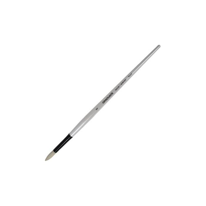 Daler Rowney Graduate Pincel para Oleo - Pelo de Cerda Natural - Mango Largo - Redondo - N°6
