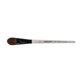 Daler Rowney Graduate Pincel Acuarela - Mezcla de Pelo de Pony y Sintetico - Mango Corto - Oval Lavis 1"