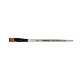 Daler Rowney Graduate Pincel Multitecnica - Pelo Sintetico - Mango Corto - Plano Lavis 1/2"