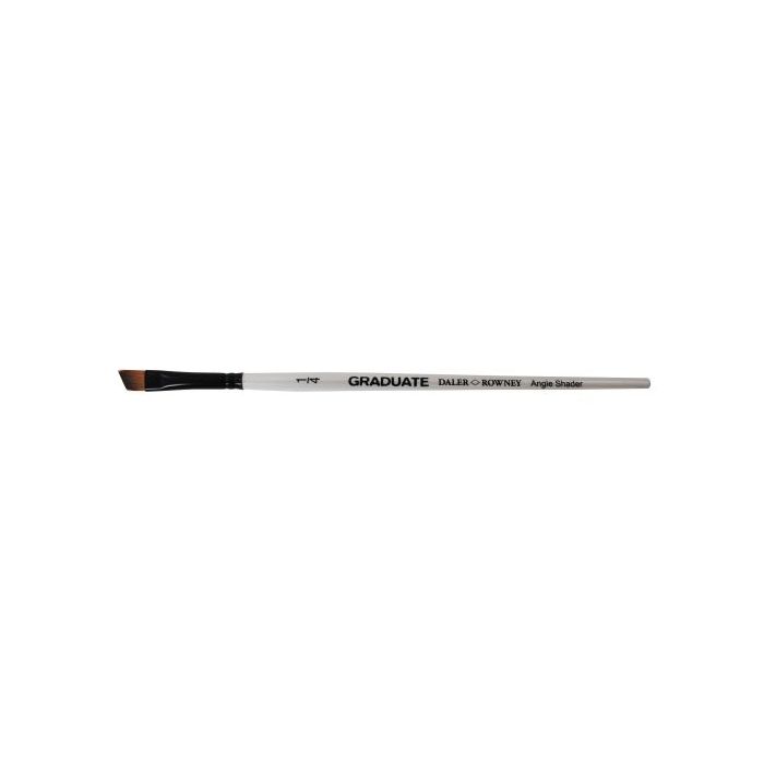 Daler Rowney Graduate Pincel Multitecnica - Pelo Sintetico - Mango Corto - Sombreador Angular 1/4"