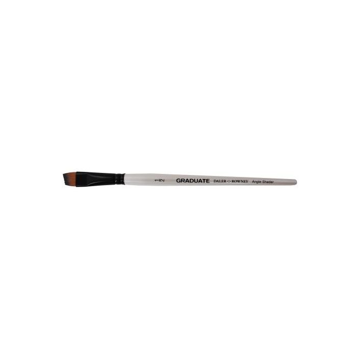 Daler Rowney Graduate Pincel Multitecnica - Pelo Sintetico - Mango Corto - Sombreador Angular 1/2"
