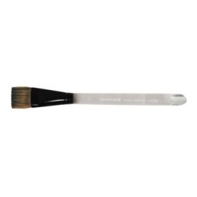 Daler Rowney Graduate Pincel Acuarela - Mezcla de Pelo de Pony y Sintetico - Mango Corto - Plano Lavis 1"