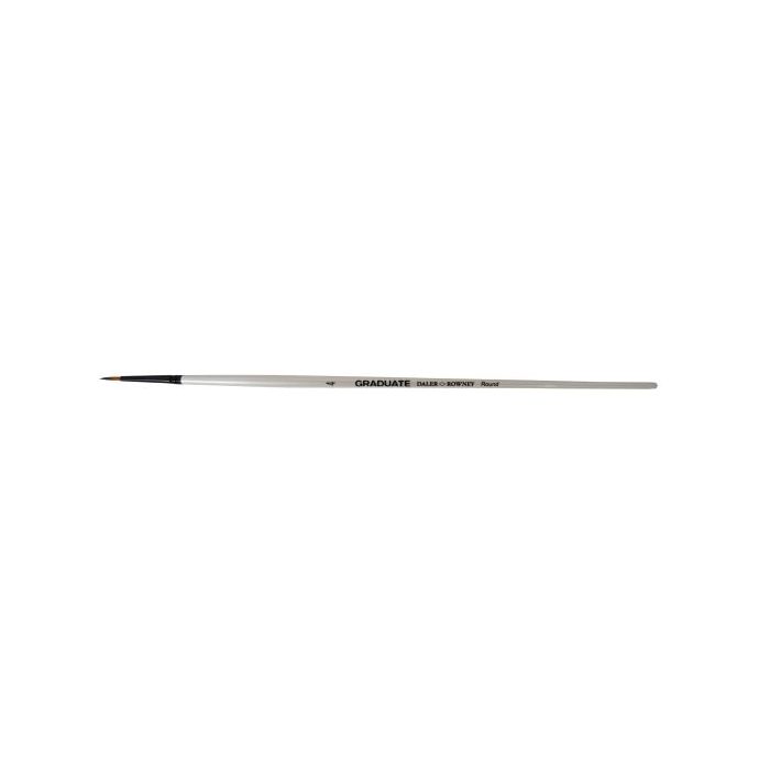 Daler Rowney Graduate Pincel Multitecnica - Pelo Sintetico - Mango Largo - Redondo Nº 4