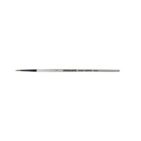 Daler Rowney Graduate Pincel Multitecnica - Pelo Sintetico - Mango Corto - Redondo Nº1