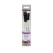 Daler Rowney Graduate Pack de 3 Pinceles Multitecnica - Pelo Sintetico - Mango Corto