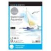 Daler Rowney Simply Bloc Encolado para Acuarela - A4 - 190g - 14 Hojas - Color Blanco