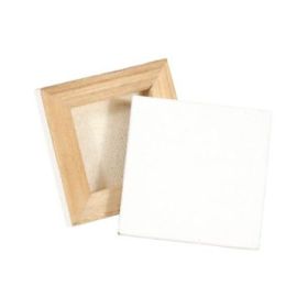 Daler Rowney Simply Lienzo Mini - Cuadrado - 6.35x6.35cm - Color Blanco