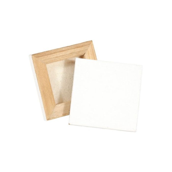 Daler Rowney Simply Lienzo Mini - Cuadrado - 6.35x6.35cm - Color Blanco