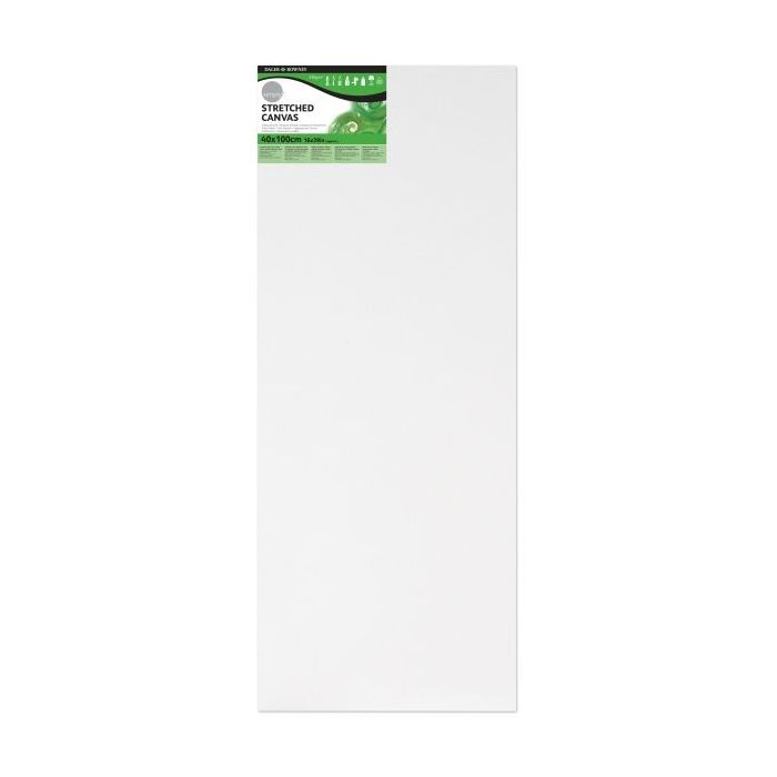 Daler Rowney Simply Bastidor Entelado - 40x100cm - Imprimacion Triple - Grano Medio - 100% Algodon sin Acido - 250g - Color Blanco