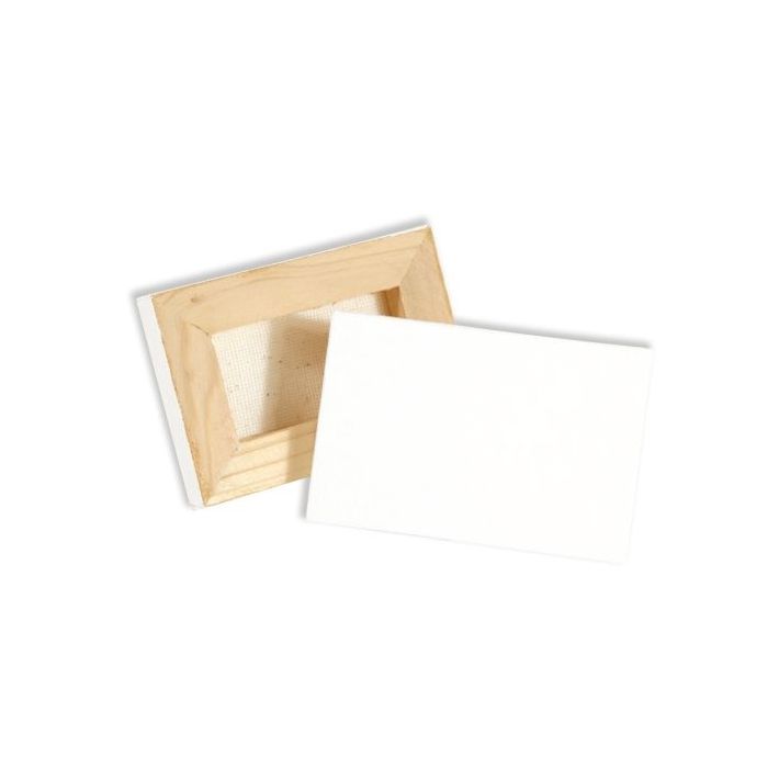 Daler Rowney Simply Lienzo Mini - Rectangulo - 5.1x7.7cm - Color Blanco
