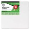 Daler Rowney Simply Pack de 3 Bastidores Entelados- 30x30cm - Imprimacion Triple - Grano Medio - 100% Algodon sin Acido - 250g - Color Blanco
