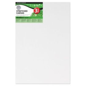 Daler Rowney Simply Pack de 3 Bastidores Entelados- 40x60cm - Imprimacion Triple - Grano Medio - 100% Algodon sin Acido - 250g - Color Blanco