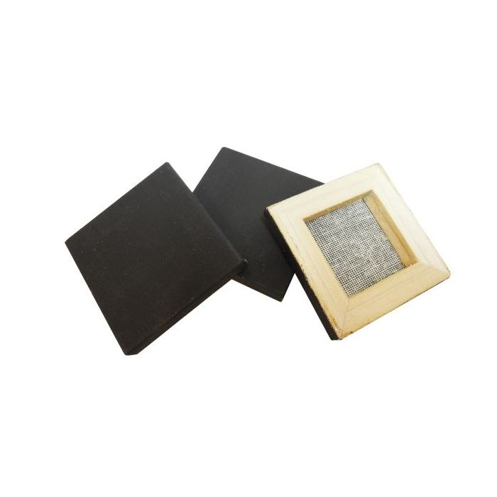 Daler Rowney Simply Pack de 16 Lienzos Mini - Cuadrado - 6.35x6.35cm - Color Negro