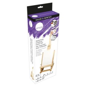Daler Rowney Simply Pack de 59 Piezas - Set Creativo de Esbozo - Caballete - Colores Surtidos