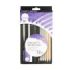 Daler Rowney Simply Pack de 12 Lapices para Esbozo y Carboncillos - Bote Metalico - Color Negro