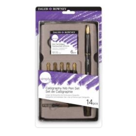 Daler Rowney Simply Pack de 14 Piezas para Caligrafia