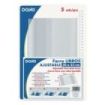Dohe Pack de 5 Cubiertas Protectoras de Libros - Solapa Adhesiva Reposicionable - Tamaño 30x53cm - Material PVC 120 micras