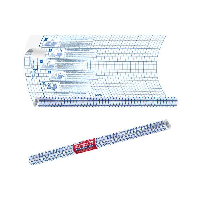 Dohe Rollo Forralibros Autoadhesivo - Tamaño 50x300cm - Material PVC 50 micras