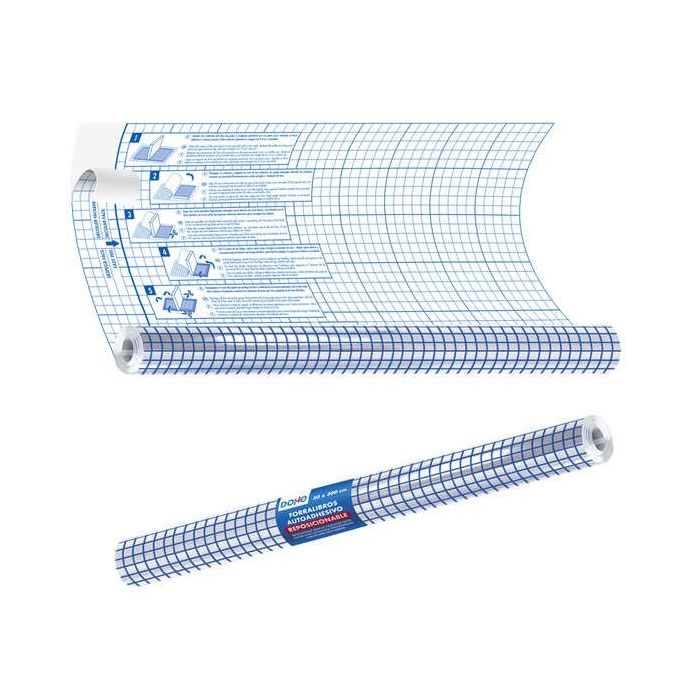 Dohe Rollo Forralibros Autoadhesivo - Tamaño 50x150cm - Material PVC 80 micras