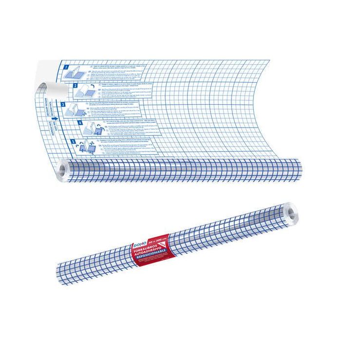 Dohe Rollo Forralibros Autoadhesivo - Tamaño 50x300cm - Material PVC 80 micras