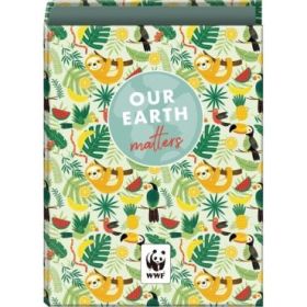 Dohe WWF Tropic Carpeta de 4 Anillas Mixtas de 40mm - Formato Folio - Cubierta en Carton Forrado Plastificado