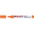 Edding 4500 Rotulador Permanente para Textil - Punta Redonda - Trazo entre 2 y 3mm - Olor Neutro - Secado Rapido - Color Naranja