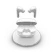 Energy Sistem Serenity ANC Ultra Auriculares True Wireless - Bluetooth 5.4 - Reduce Hasta el 95% de Ruido Exterior - Llamadas en Estereo - 25h Autonomia - Carga Qi y USB - Asistente de Voz Integrado - Color Blanco