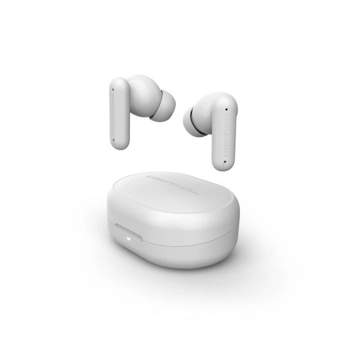 Energy Sistem Chill Auriculares True Wireless - Bluetooth 6.0 - Cancelacion Activa de Ruido - Deep Bass Para Graves Profundos - HQ Voice Calls - 21h Autonomia - Modo Baja Latencia - Asistente de Voz Integrado - Color Blanco