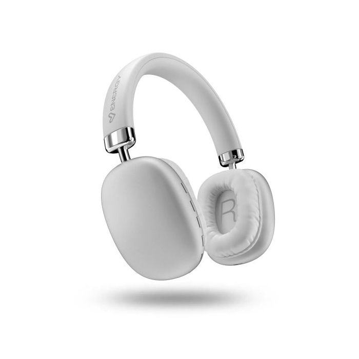 Energy Sistem Style Auriculares Bluetooth 5.4 - Graves Profundos - Conexion Multipunto - Asistente de Voz - Lector MicroSD - Color Plata