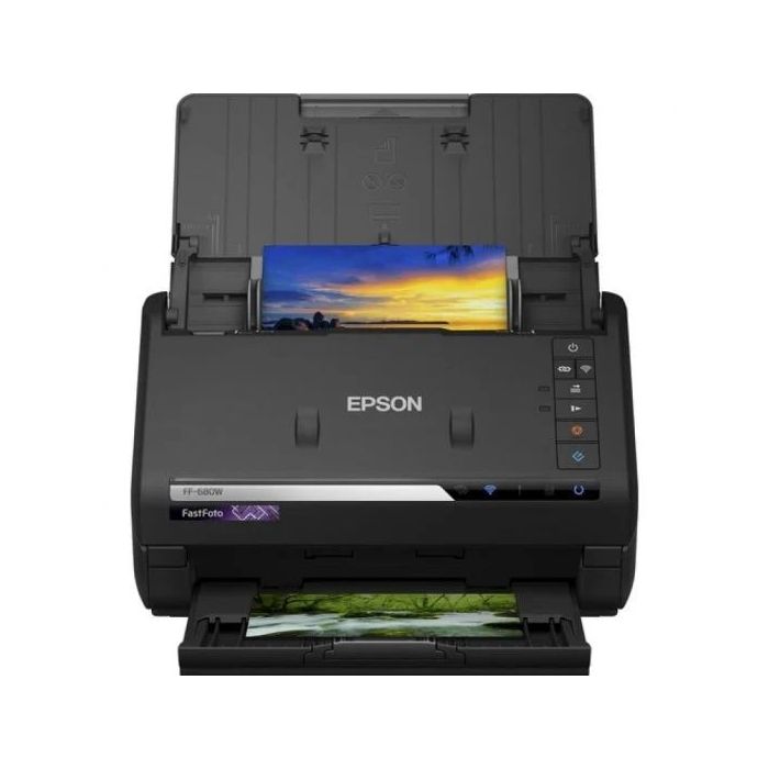 Epson Fastfoto FF680W Escaner WiFi - 600dpi - Alimentador Automatico