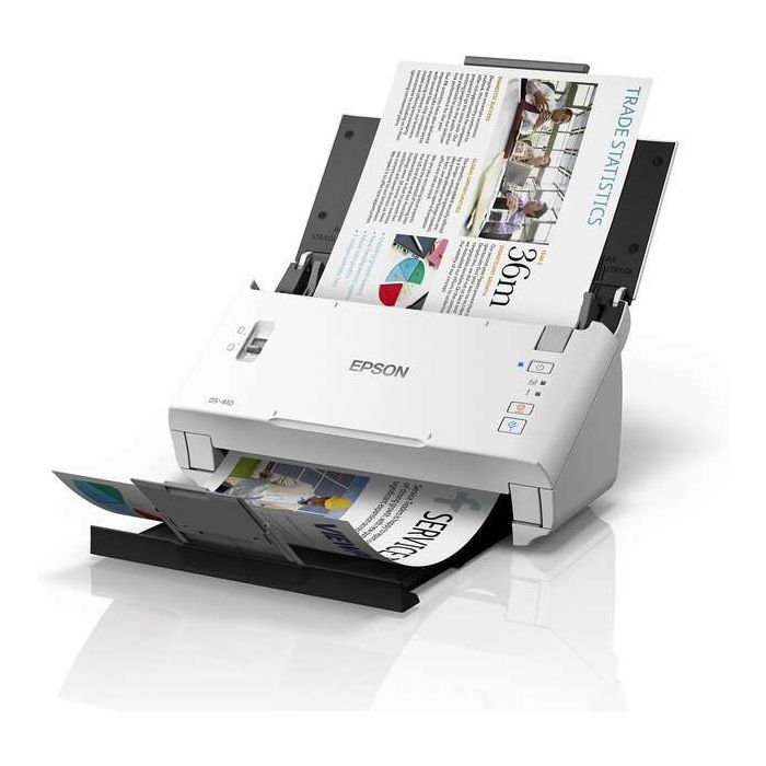 Epson Workforce DS-410 Escaner Documental A4 ADF 600dpi - Velocidad de Escaneo 26ppm