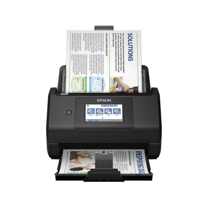 Epson WorkForce ES580W ADF Escaner Documental WiFi Duplex - 35ppm - 600dpi - Pantalla LCD - Alimentador Automatico