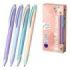 Erichkrause Bloom TipFlow Matic Pastel Boligrafo Retractil - Punta de Bola 0.5mm - Trazo de 0.4mm - Tinta Azul - Cuerpo en Colores Pastel